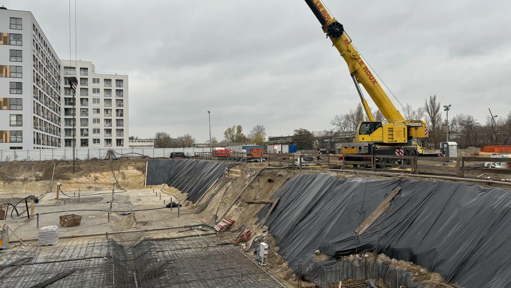 Postęp pracy budowy inwestycji Home Factory, Warszawa Praga Północ