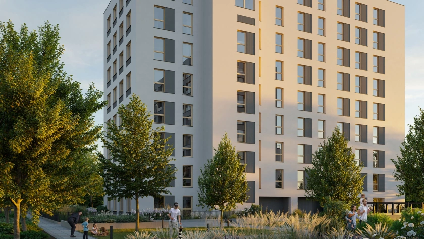 Budynek inwestycji Home Factory, Warszawa Praga Północ