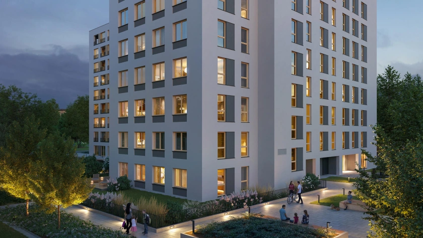 Budynek inwestycji Home Factory, Warszawa Praga Północ