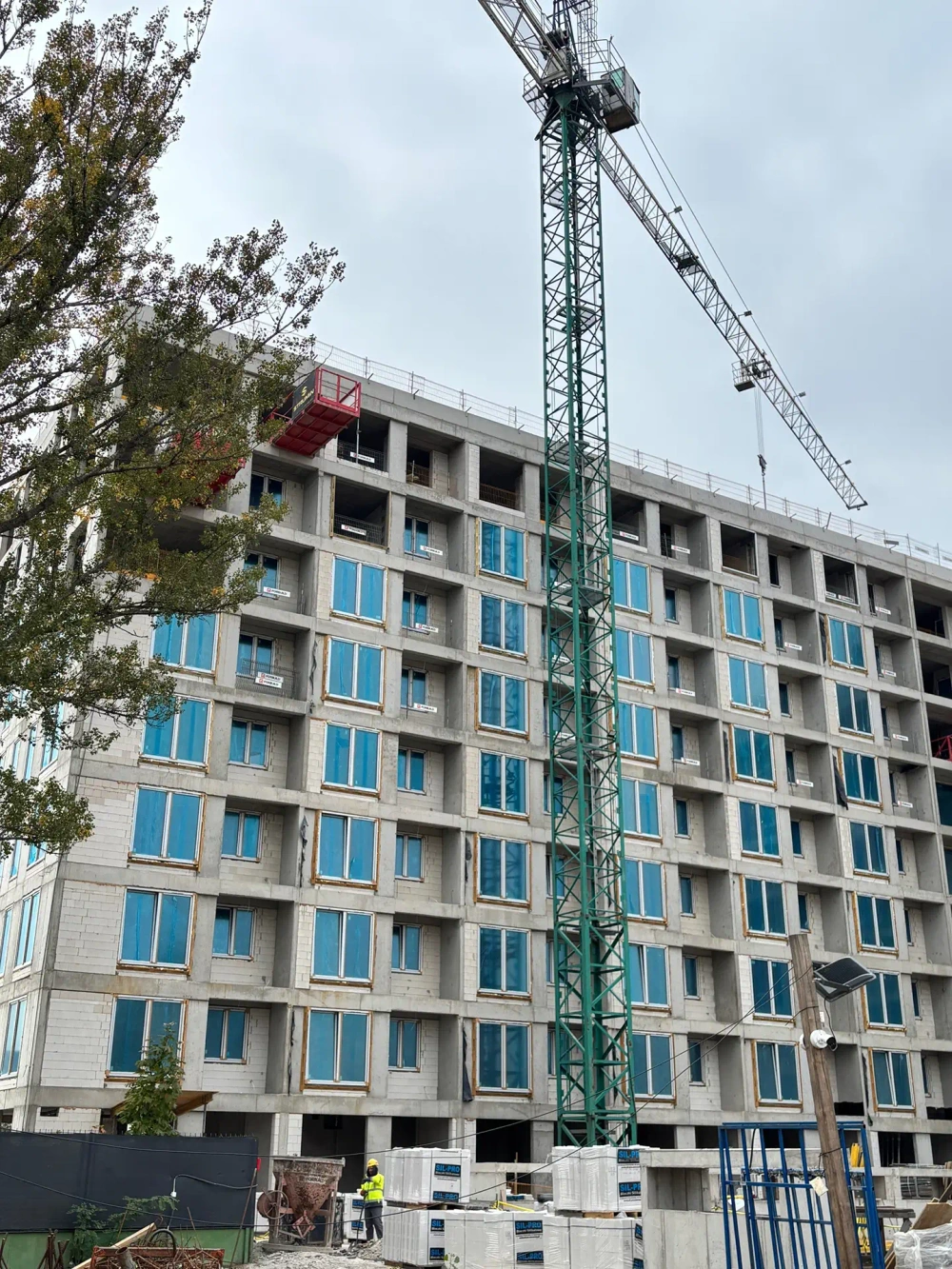 Postęp pracy inwestycji Home Factory, Warszawa Prag Północ