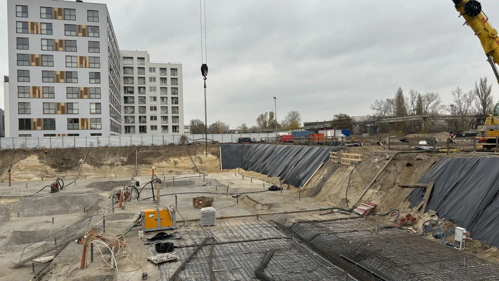 Postęp pracy budowy inwestycji Home Factory, Warszawa Praga Północ