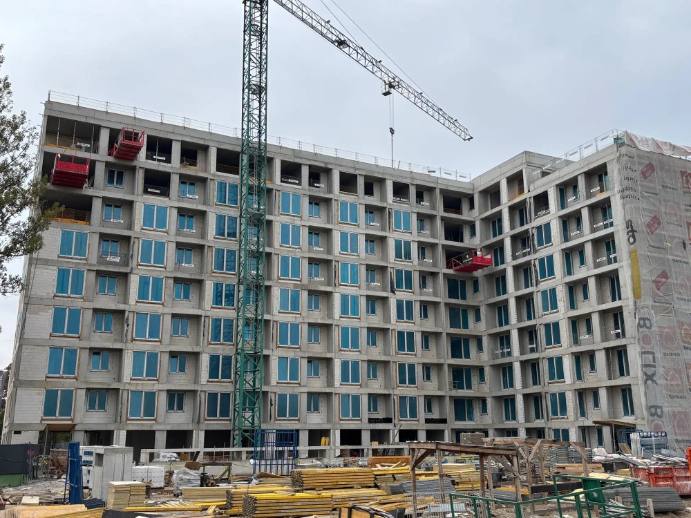 Postęp pracy inwestycji Home Factory, Warszawa Prag Północ