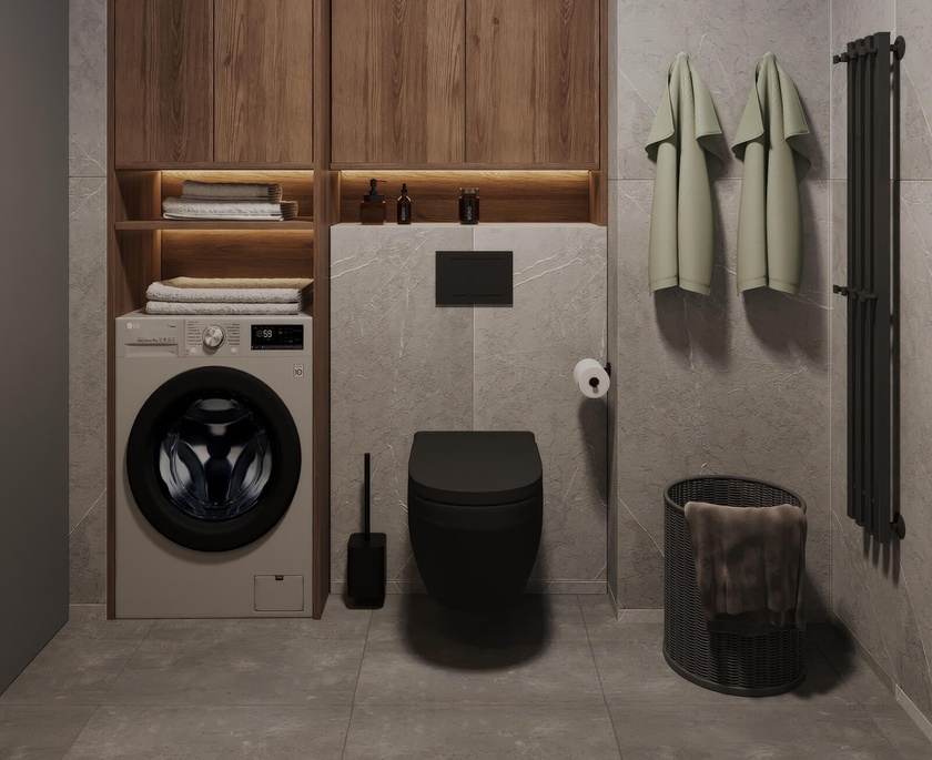 Łazienka w inwestycji Home Factory, Warszawa Praga Północ