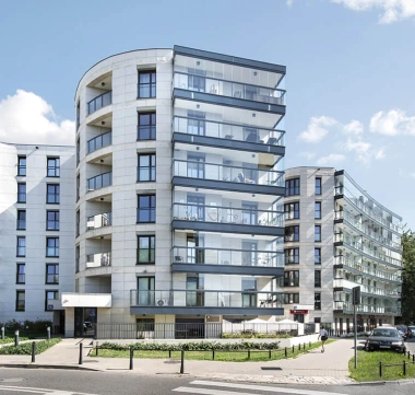 Budynek inwestycji Mokotów Wings